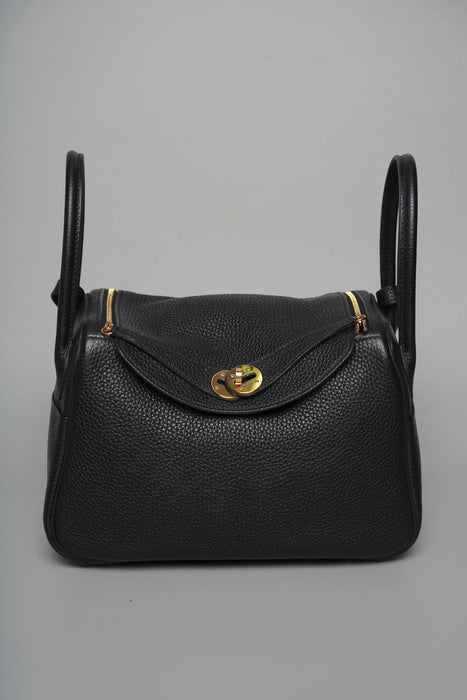 Hermes Lindy 26 in Noir Ghw