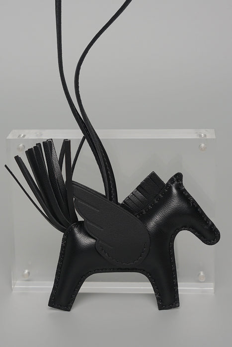 Hermes Rodeo Charm PM in Noir (Brand New)