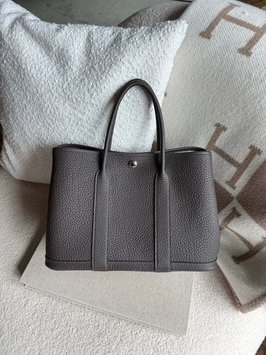 Hermes Garden Party 30 in Ebene Phw (Brand New)