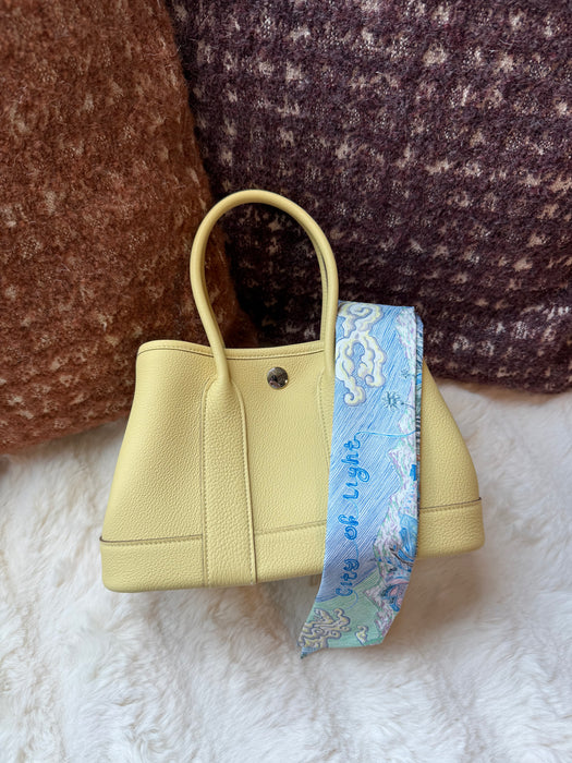 Hermes Mini Garden Party 23 in Jaune Poussin Togo Phw (Brand New)