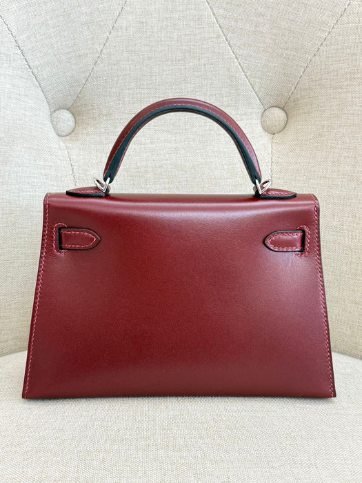 Hermes Kelly 20 in Rouge H Phw (Brand New)