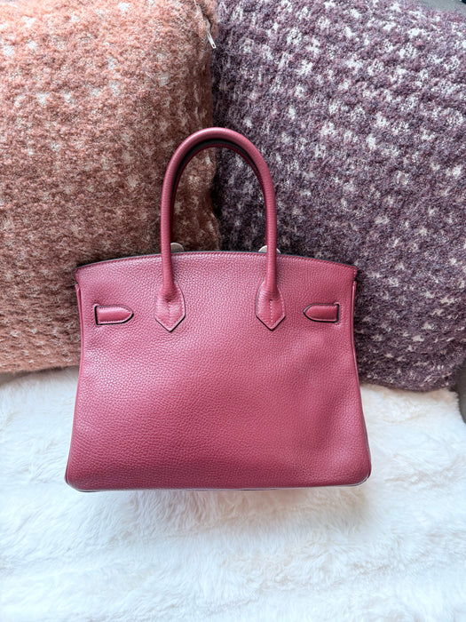 Hermes Birkin 30 in Rouge H Ghw