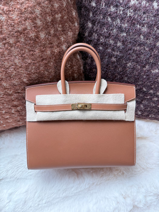 Hermes Birkin 25 in Gold Madame Ghw (Brand New)