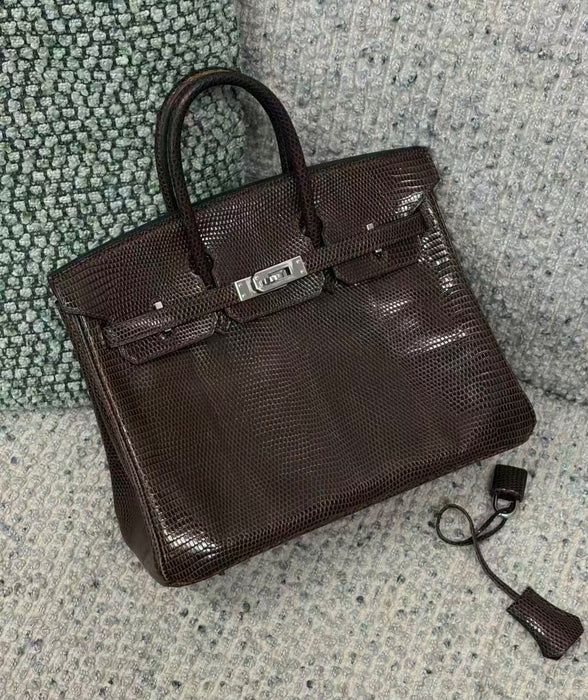 Hermes Birkin 25 in Ebene Lizard Phw