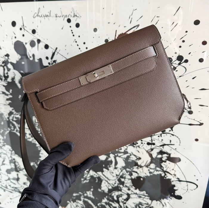 Hermes Kelly Depeche in Ecorce Epsom Phw (Brand New)