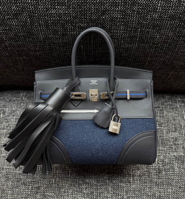 Hermes Birkin 25 Go Team in Caban Phw (Brand New)