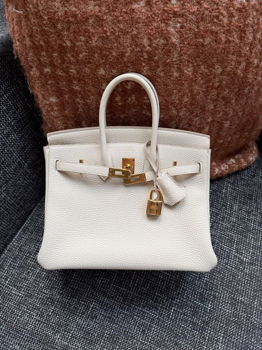 Hermes Birkin 25 in Craie Togo Rghw