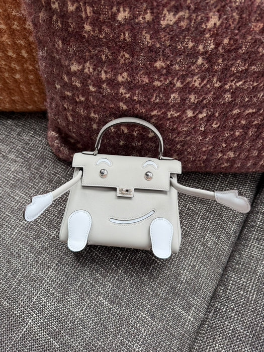 Hermes Kelly Dole in Glacier/Bleu Brume Phw (Brand New)