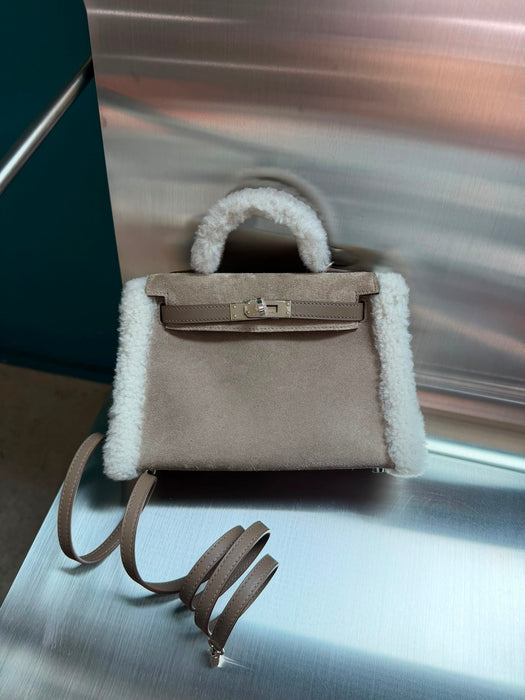 Hermes Kelly 20 in Teddy Etoupe Phw (Brand New)