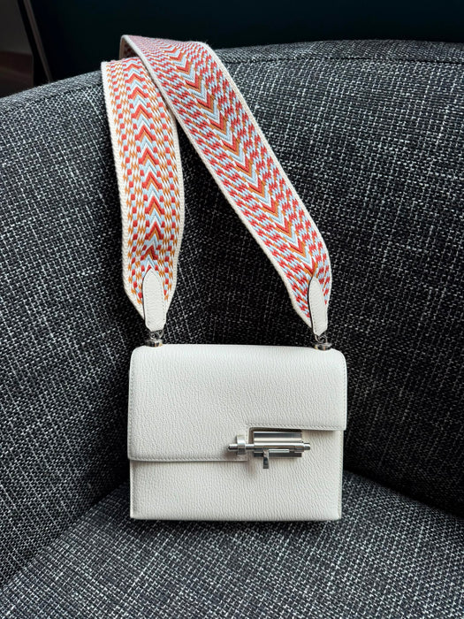 Hermes Mini Verrou in Nata Chevre Phw