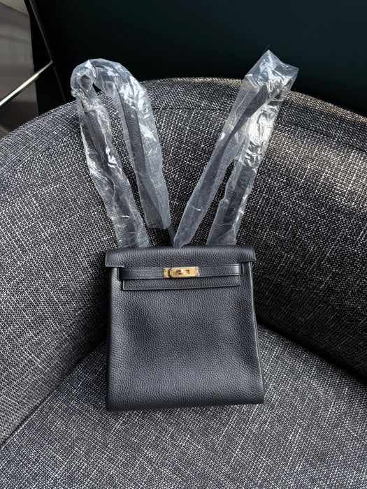 Hermes Kelly Ado in Noir Ghw (Brand New)