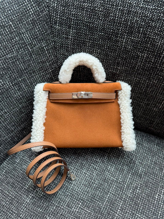 Hermes Kelly 20 in Alezan Teddy Chamolis Phw (Brand New)