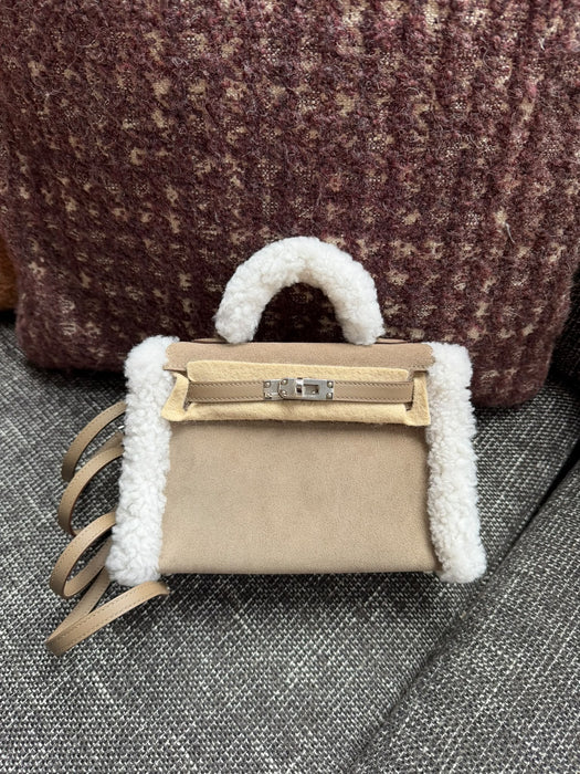 Hermes Kelly 20 in Teddy Etoupe Phw (Brand New)