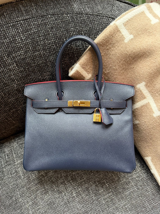 Hermes Birkin 30 in Contour Blue Marine