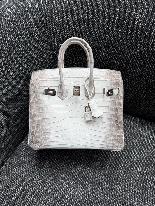 Hermes Birkin 25 in Himalaya Blanc Phw (Brand New)