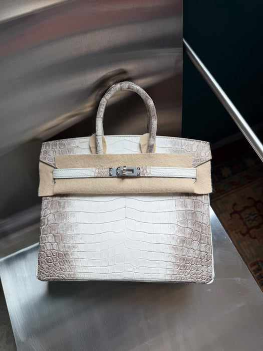Hermes Birkin 25 in Himalaya Blanc Phw (Brand new)