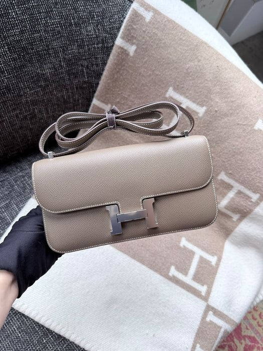 Hermes Constance Elan in Etoupe Epsom Ghw (Brand New)