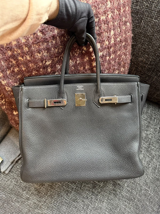 Hermes Hac 32 in Black Togo Phw