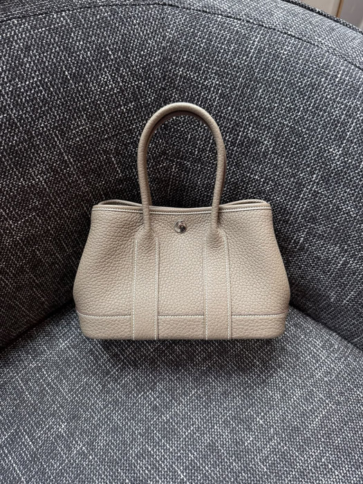 Hermes Mini Garden Party 23 Negonda in Etoupe Phw (Brand New)