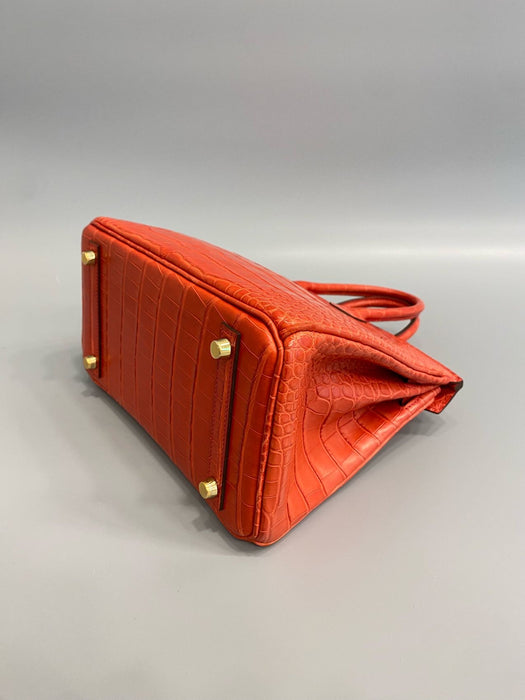 Hermes Birkin 25 in Bougainvillea Matte Alligator Ghw