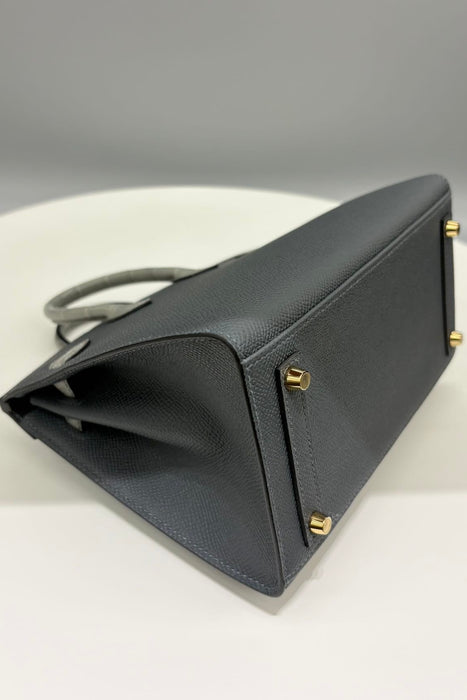 Hermes Birkin 20 in Rainy Faubourg Permabrass (Brand New)