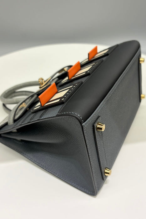 Hermes Birkin 20 in Rainy Faubourg Permabrass (Brand New)