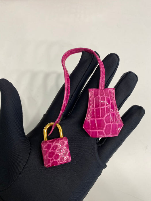 Hermes Birkin 25 in Rose Scheherazade Shiny Niloticus Ghw
