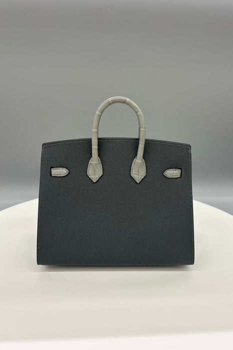 Hermes Birkin 20 in Rainy Faubourg Permabrass (Brand New)