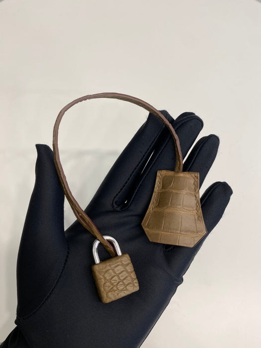 Hermes Birkin 30 in Gris Elephant Matte Porosus Phw