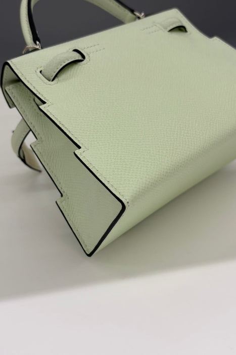 Hermes Kelly Picto in Vert Fizz / Vert Vertigo Phw (Brand New)