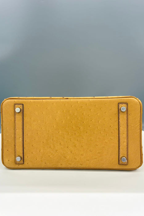 Hermes Birkin 30 in Tabac Camel Ostrich Phw