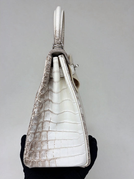 Hermes Kelly 28 in Himalaya Blanc Niloticus Phw (Brand New)