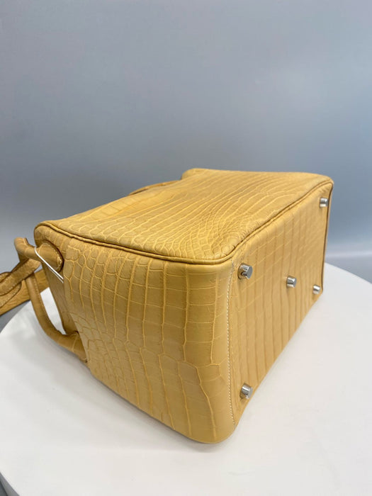 Hermes Lindy 30 in Paille Matte Niloticus Phw