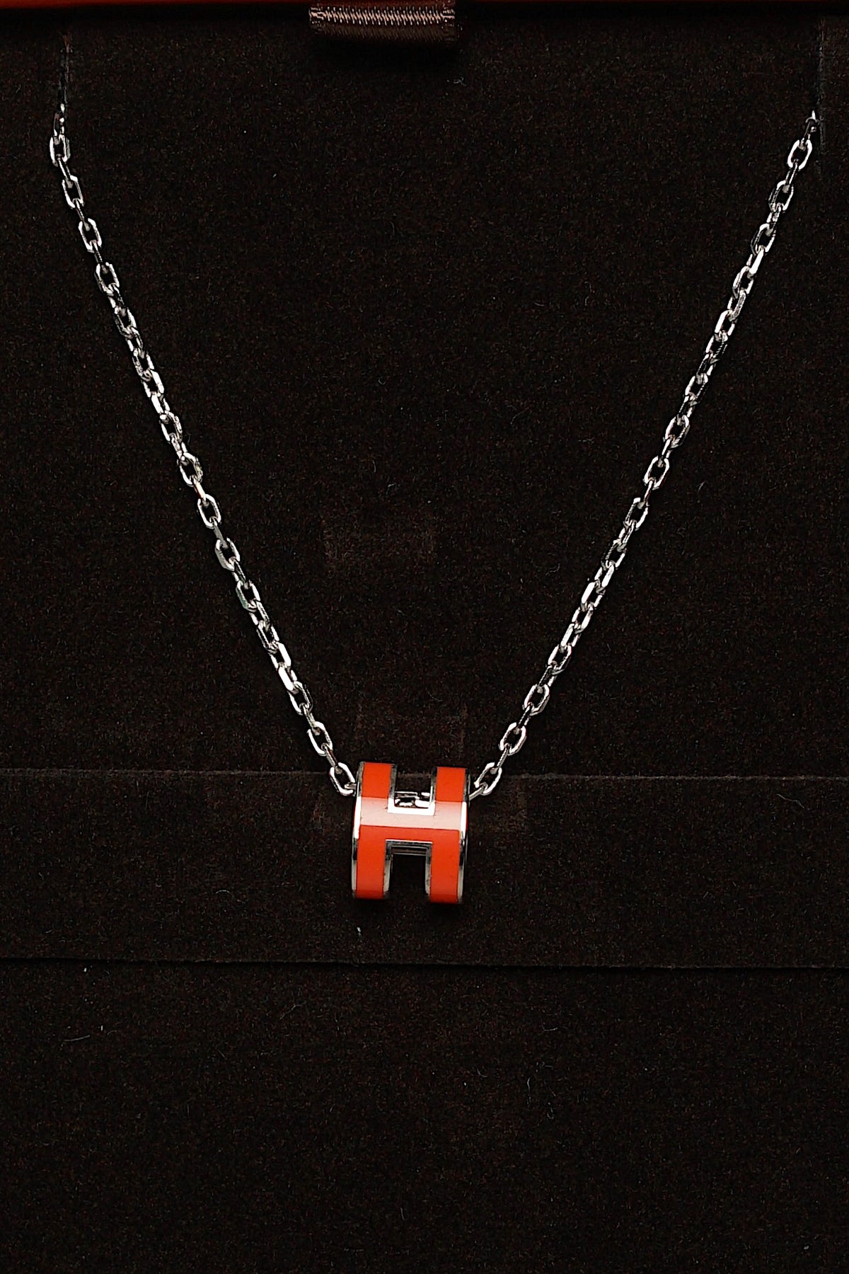 Japan Used Necklace] Hermes Mini Pop H Necklace Pendant | eBay