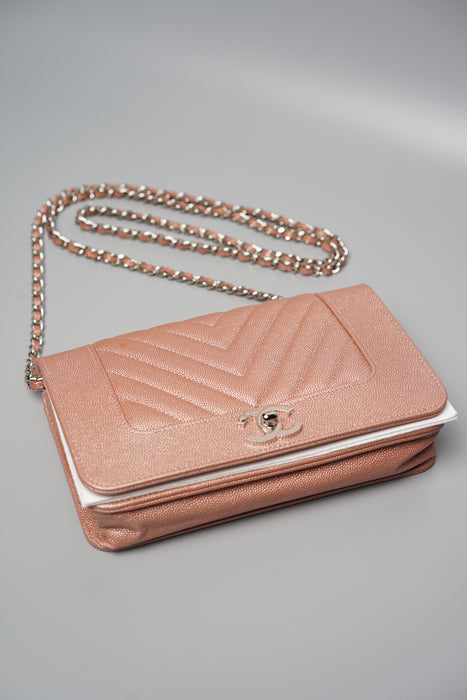 Chanel O Mini Bag in Pink (Wallet on chain)