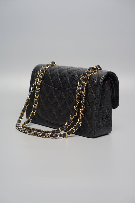 Chanel Small Double Flap in Black Caviar Ghw (Brand New)