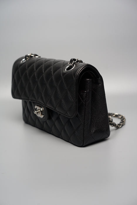 Chanel Small Double Flap in Black Caviar Shw