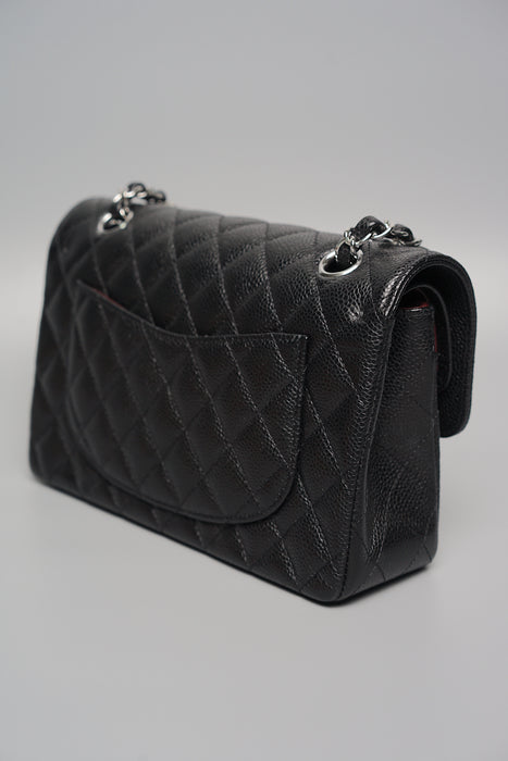 Chanel Small Double Flap in Black Caviar Shw (Brand New)