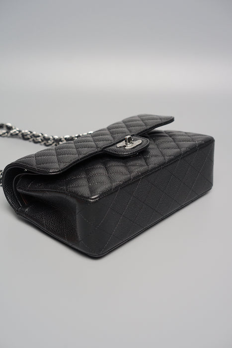 Chanel Small Double Flap in Black Caviar Shw (Brand New)