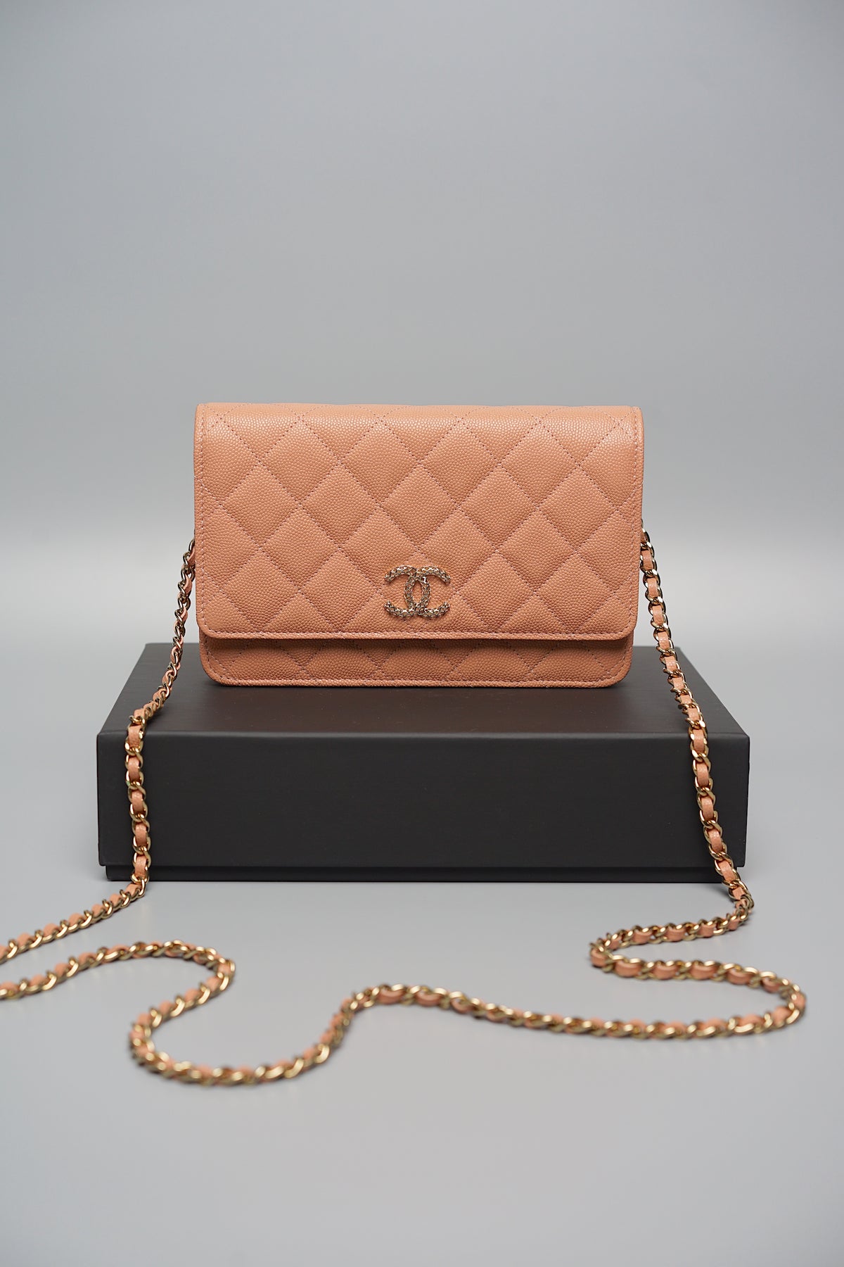 Chanel 23P Wallet on Chain in Dark Beige Caviar (Brand New)– orangeporter