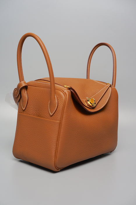 Hermes Lindy 26 in Gold Ghw (Brand new)