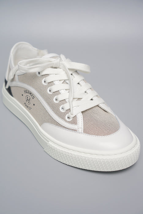 Hermes Get Toile H Sneakers Size 35 (Brand New)