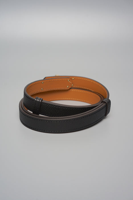 Hermes Kelly 18 Belt in Black Ghw (Brand New)