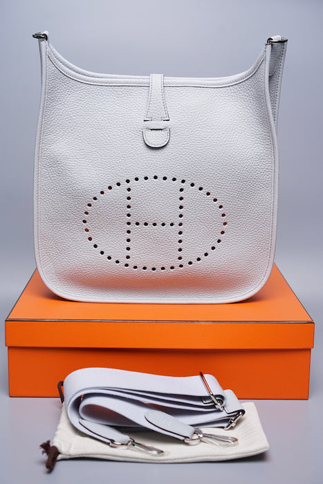 Hermes Evelyn 29 in Bleu Pale Phw (Brand New)