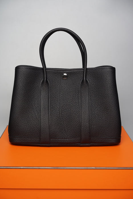 Hermes Garden Party 30 in Black (Brand New)