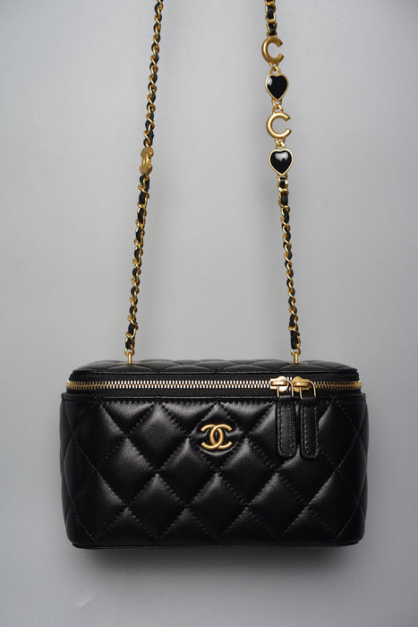 Chanel lambskin vanity case Clearance
