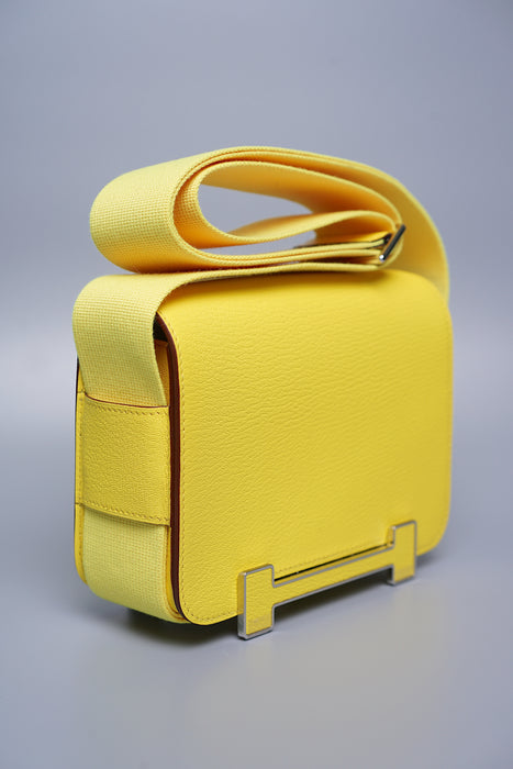 Hermes Geta in Citron Chevre Phw (Brand New)