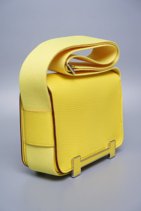 Hermes Geta in Citron Chevre Phw (Brand New)