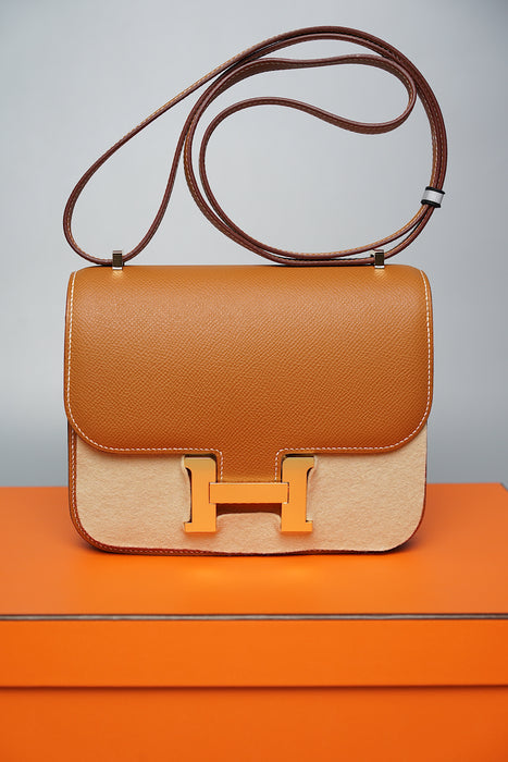 Hermes Constance 18 in Vert Criquet Ghw (Brand New)– orangeporter
