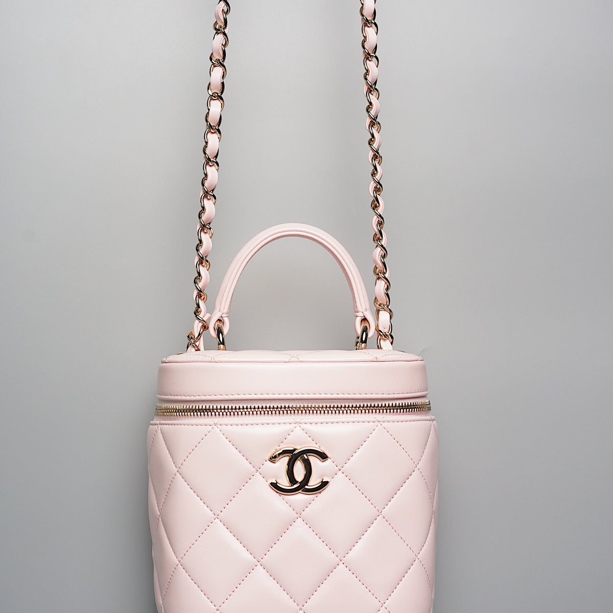 Chanel Trendy CC Vanity Case in Light Pink